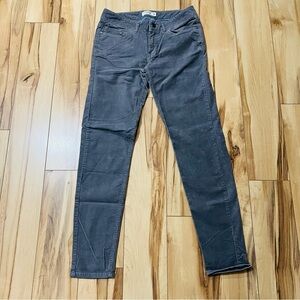 Mountain Khaki Women's Sz 4R Corduroy Pants Low Rise Slim Fit Grey Adventure